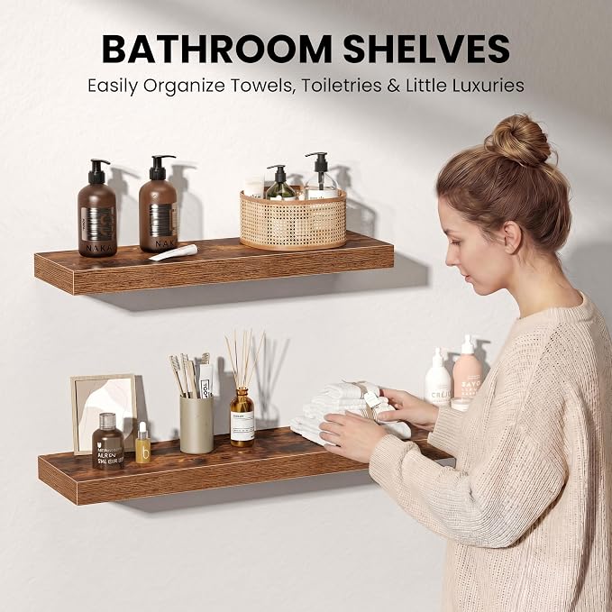 Fun Memories 55Inch Long Floating Shelves, 8 Inch Deep Shelves - Image 7