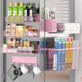 DTUQYX Magnetic Spice Rack for Refrigerator, 7 Pack Metal Magnetic Shelf by DTUQYX