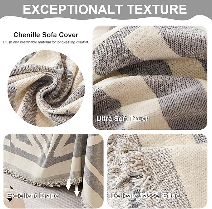 VClife Boho Couch Cover, Dog Sofa Cover - Image 5