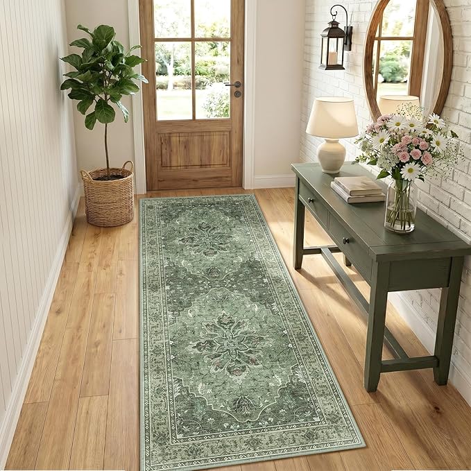 RELEANY Area Rugs 3'x6' Runner Rug Non Slip Washable - Image 3