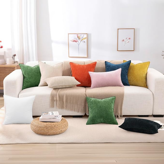 decorUhome Summer Couch Throw Pillow Covers 12x20 Set of 2, Decorative Soft - Image 9
