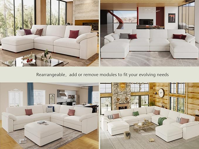 EASE MOOSE Modern Loveseat Sofa - Image 7
