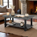 Pomona 42-Inch Rectangular Solid Wood Coffee Table by AlaterreFurniture