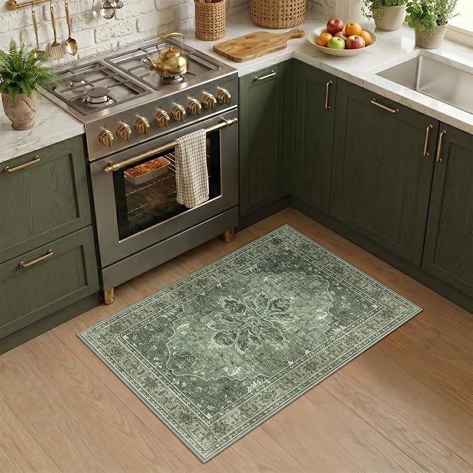 RELEANY Area Rugs 2'x4' Kitchen Rugs Entry Rug Small Rugs - Image 2