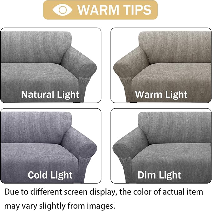 Armchair Slipcover with 1 Pillow Cover - Image 6