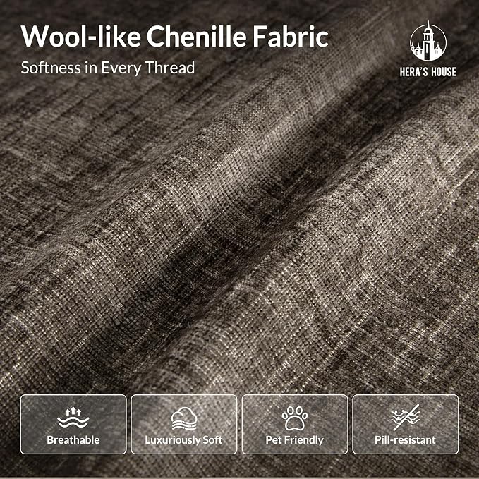 HERA'S HOUSE 124" Modular Sectional Sofa, Oversized L Shaped Couches - Image 5