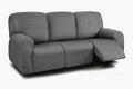 ULTICOR 8-Pieces Recliner Sofa Covers, Yarn Dyed Stretch Reclining Couch Covers by ULTICOR