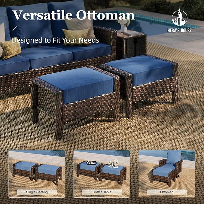 HERA'S HOUSE 8-Piece Outdoor Furniture Set - Image 8