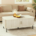 ONBRILL 47.2 Inch Mid Century Modern Coffee Table by ONBRILL