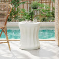 Christopher Knight Home Earleant Outdoor Side Table, Lightweight Concrete by ChristopherKnightHome