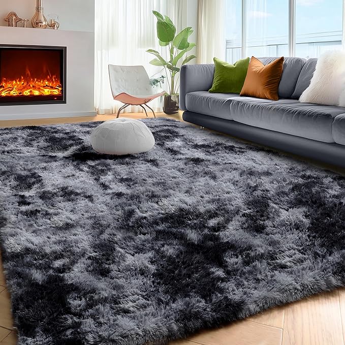 PAGISOFE Abstract Soft Shaggy Rugs - Image 5