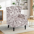 Pia Ricco High Back Floral Accent Chair by PiaRicco